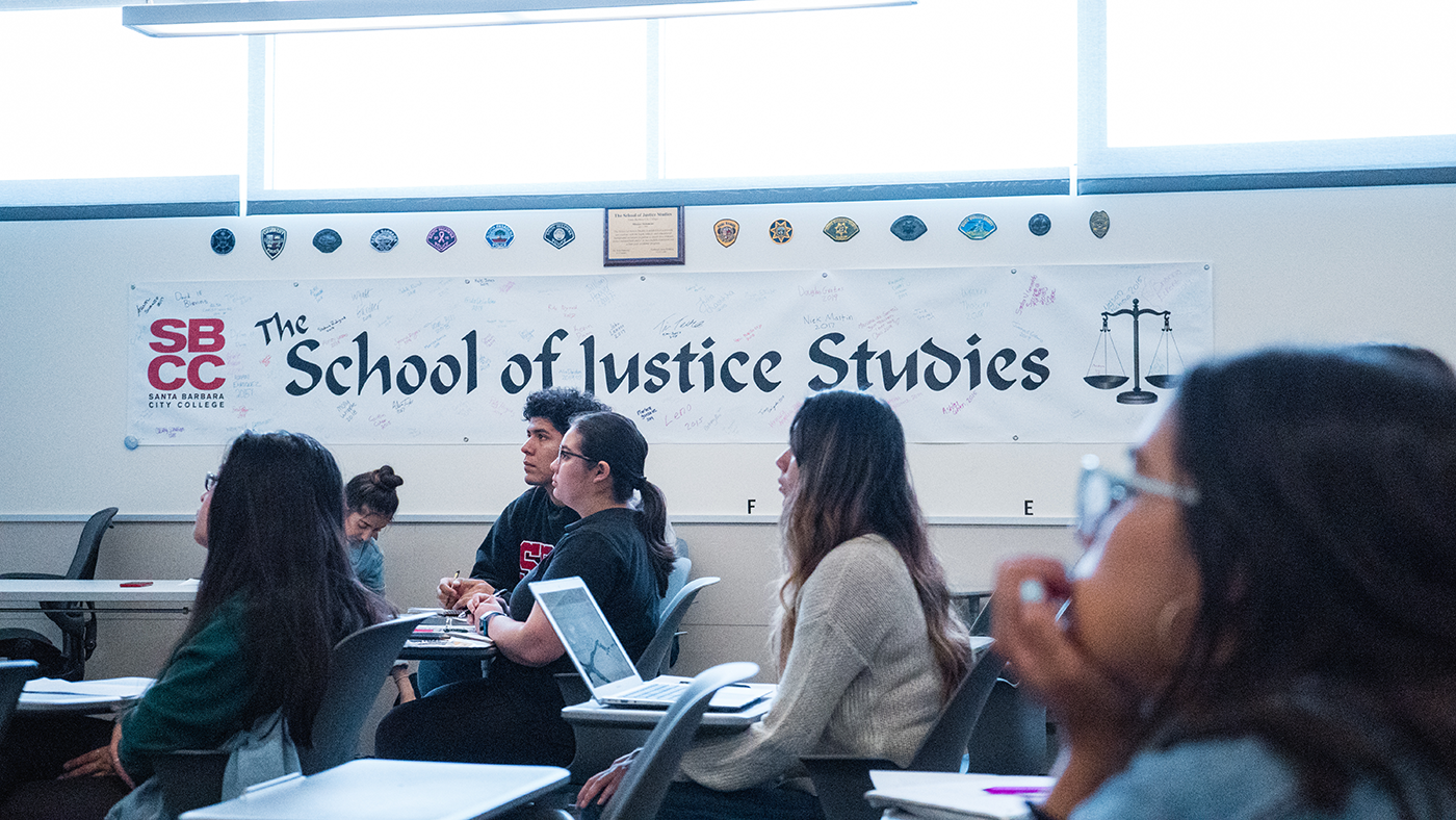 Justice studies students