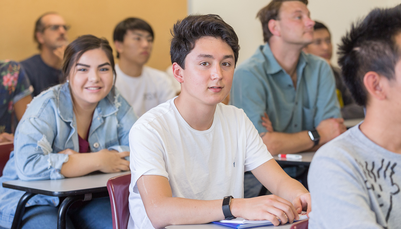 SBCC International students in class.